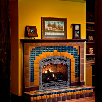 Craftsman Fireplace | Custom Arch