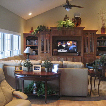 Craftsman Home Design: Living Room