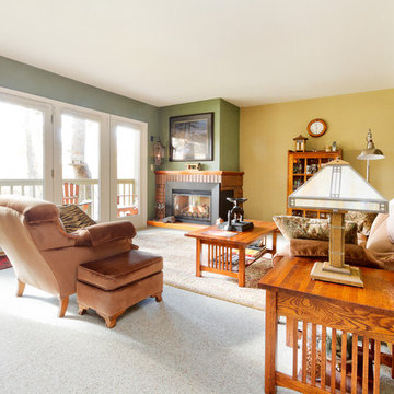 Craftsman Inspired Living Room