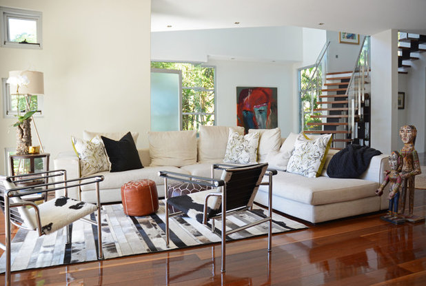 Contemporary Living Room by Tamara Armstrong