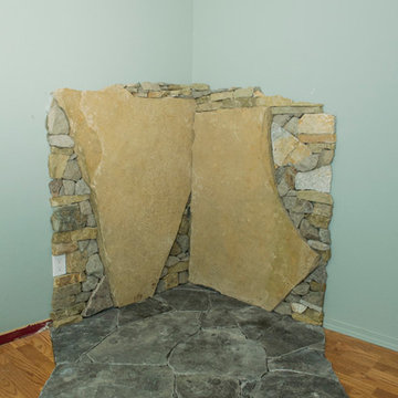 Creative stone for a Woodstove.