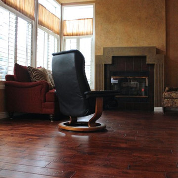 Cronin Solid Hardwood Floors in Living Room