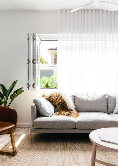 Scandinavian Living Room by Caroline McCredie