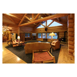 Log Cabin Interior Ideas - Caribou Creek Log Homes