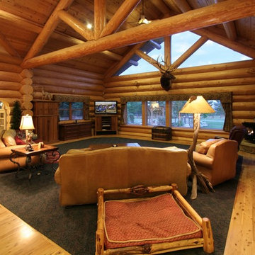 Cruz Residence - Handcrafted Scandinavian Full-Scribe Log Home