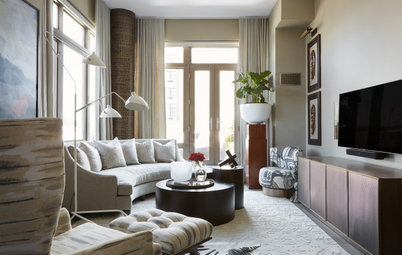 African Art and Textural Touches Infuse This Condo With Character