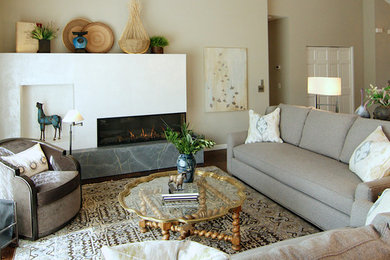 Inspiration for a living room remodel in Minneapolis