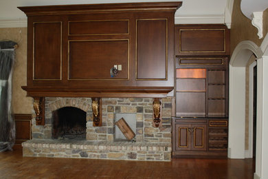 Custom Built Fireplace HDTV Mantles