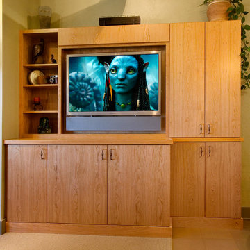 Custom Cabinetry for Media Center - Bend, Oregon