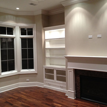 Custom Chicago Wall Unit - Built-in Living Room Storage
