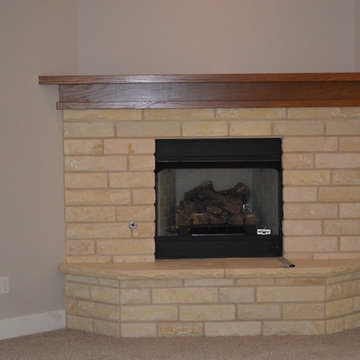 Custom Craftsman Style Fireplace