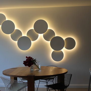 Custom designed light sculpture