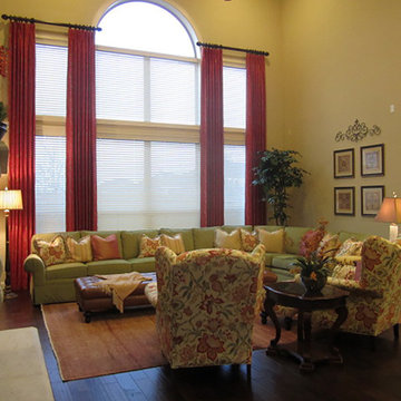 Custom Drapes by the Interior Designers at Star Furniture in Ho