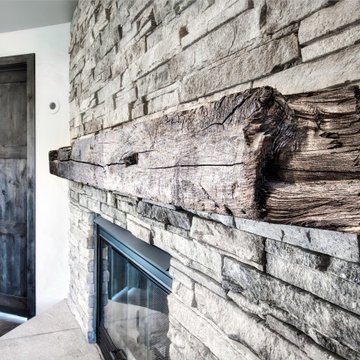 Custom Fireplace.