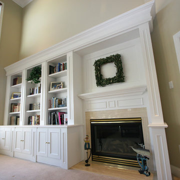 Custom Fireplace mantles, build-ins