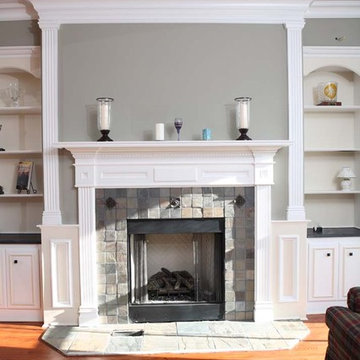 Custom Fireplace mantles, build-ins