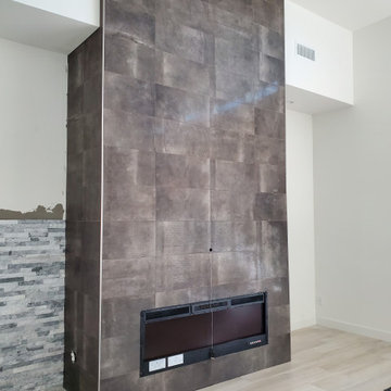 Custom Fireplace Tile Projects