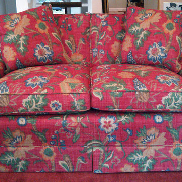 Custom Furniture with Thibaut Fabric