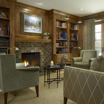 Custom Home Design, Living Room