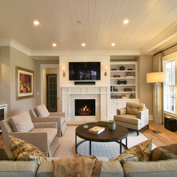 Custom Home Family Room, Daniel Island SC, Ralston Green