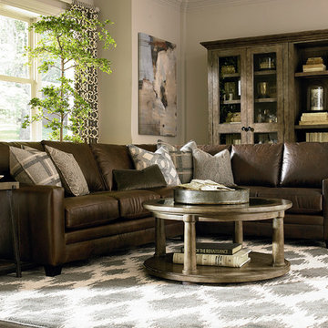 Dark Brown Sectional Photos Ideas, Brown Sectional Couch Living Room Ideas