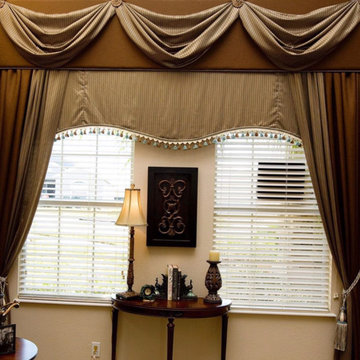 Custom Living Room Window Treatments