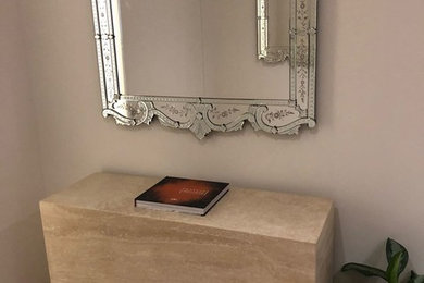 Custom made Murano glass mirrors from mobile phone photograph