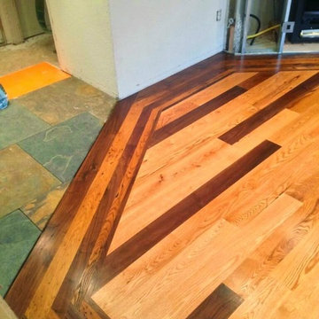 Custom Multi Species In-layed Hardwood Floor