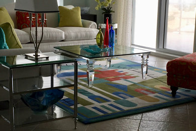 Custom rug design inspired by owners art