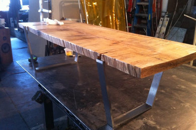 Custom slab coffee table