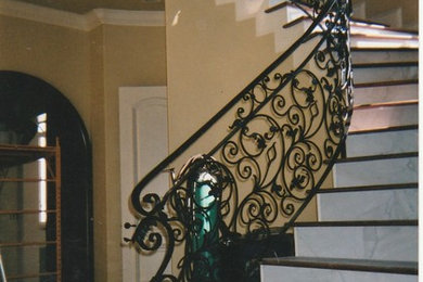 Bild på en medelhavsstil trappa