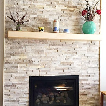 Custom Tile Fireplaces
