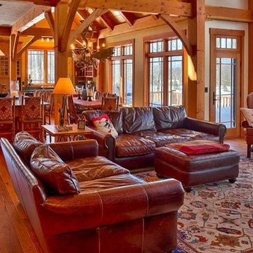 Custom Timber Frame Ski Home