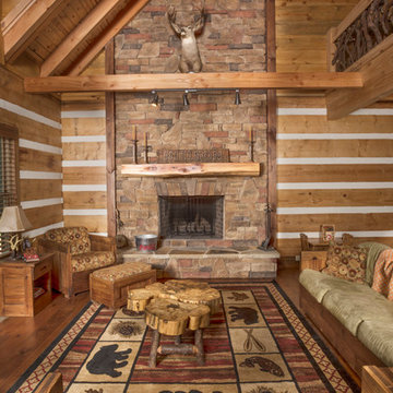 Custom Traditional Log System Home