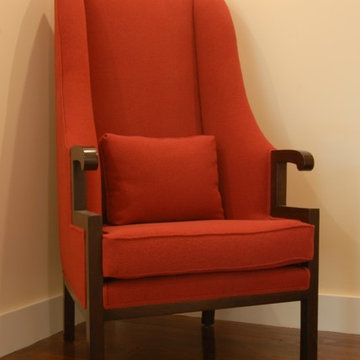 Custom Wingback Chair - East Hampton, New York