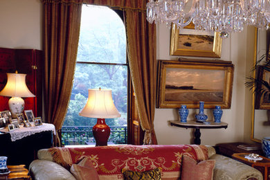 Living room - victorian living room idea in New York