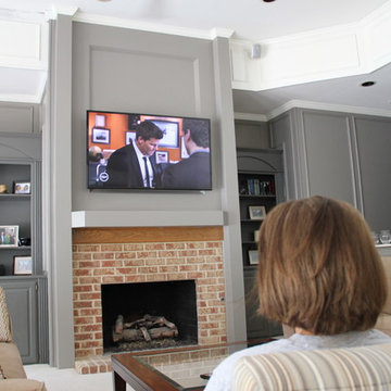 Dallas Fireplace TV Install