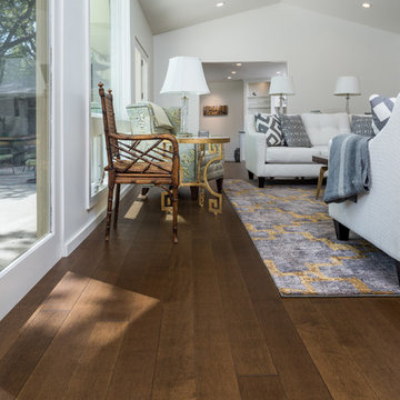 Dallas Transitional Home-Maple Wide Plank Floors