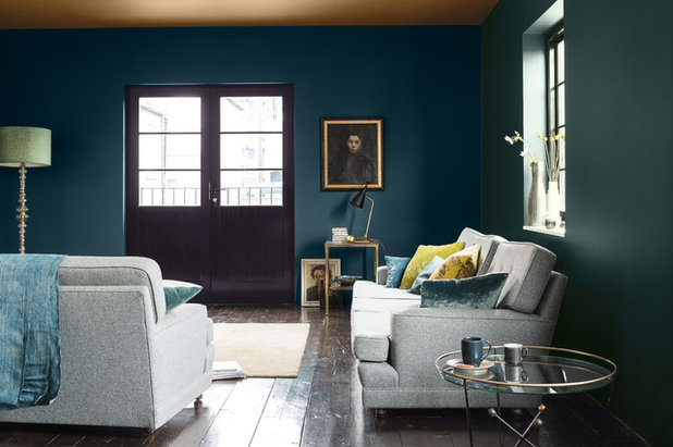 Transitional Living Room by Dulux Amazing Space