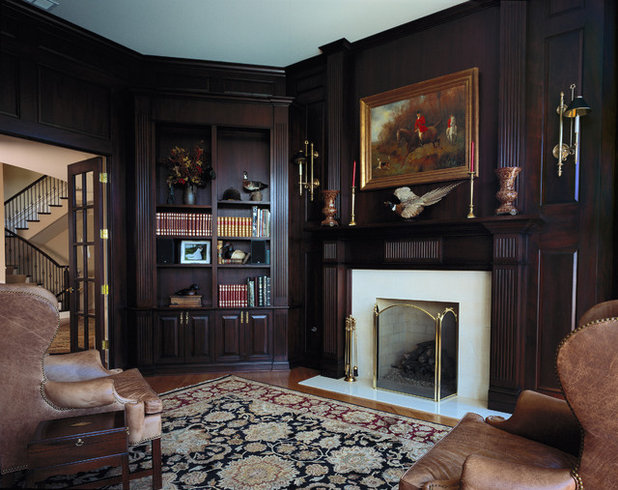 Traditional Living Room by Orren Pickell Building Group