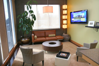 Living room - modern living room idea in DC Metro