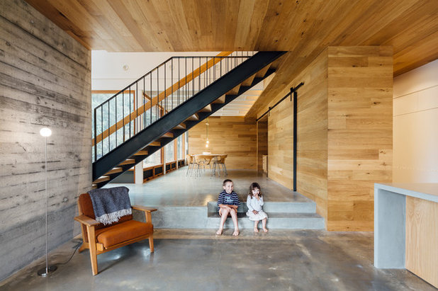 Contemporary Living Room by Moloney Architects