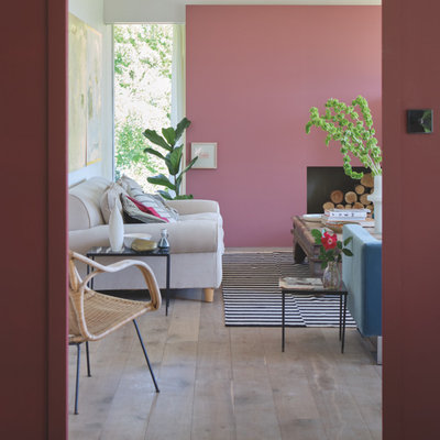 Contemporary Living Room by Farrow & Ball