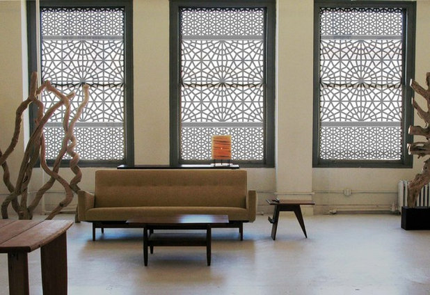 Contemporary Living Room by Delia Shades