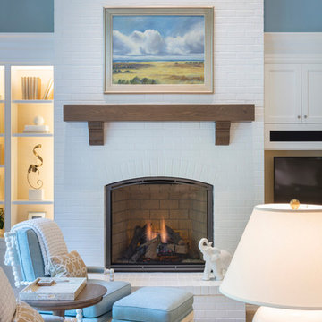 DeMerell Residence - cozy fireplace