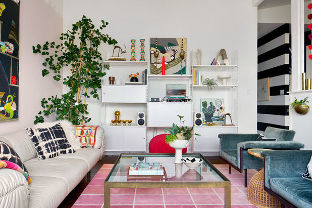 Eclectic Living Room by Alison Damonte Design