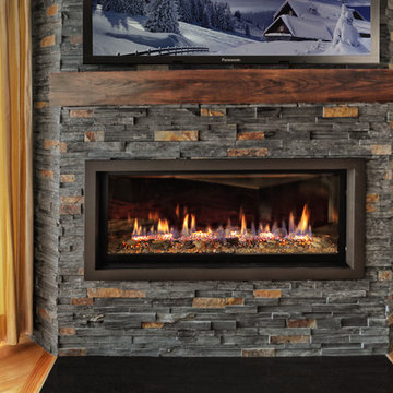 designer fireplace