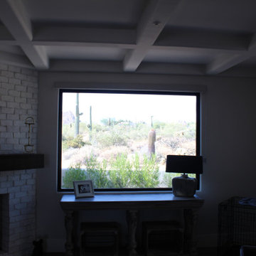 Designer Roller Shades (Before)