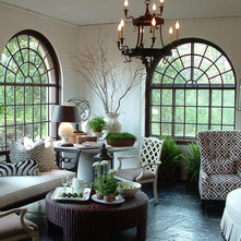 Contemporary Living Room by Jon Blunt, FASID at Luken Blunt Design Group
