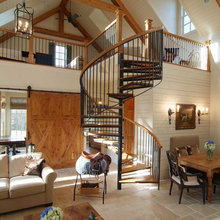 Spiral stairs and loft rails